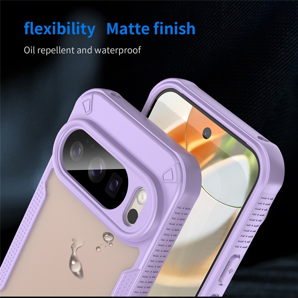 Tartós, matt borítás a Google Pixel 10 Pro/Pixel 10 készülékhez - lila