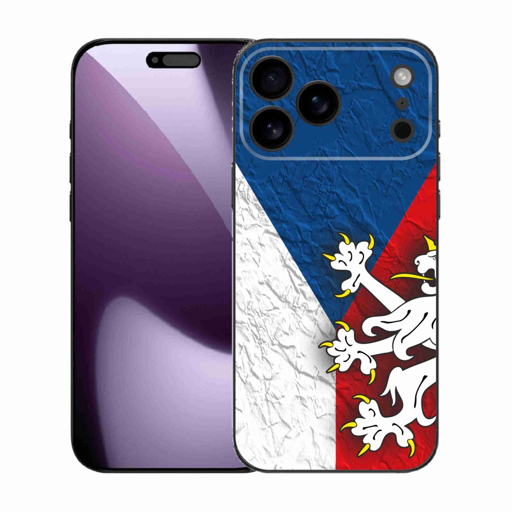 Zselés borítás mmCase iPhone 17 Pro Max készülékhez - cseh zászló 1