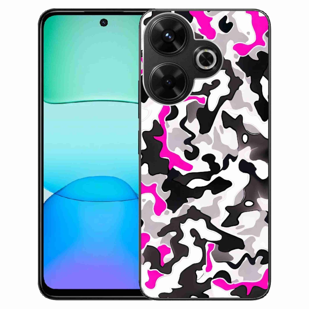 Gél borítás mmCase a Xiaomi Redmi 13 4G/Poco M6 4G számára - álcázó minta 5