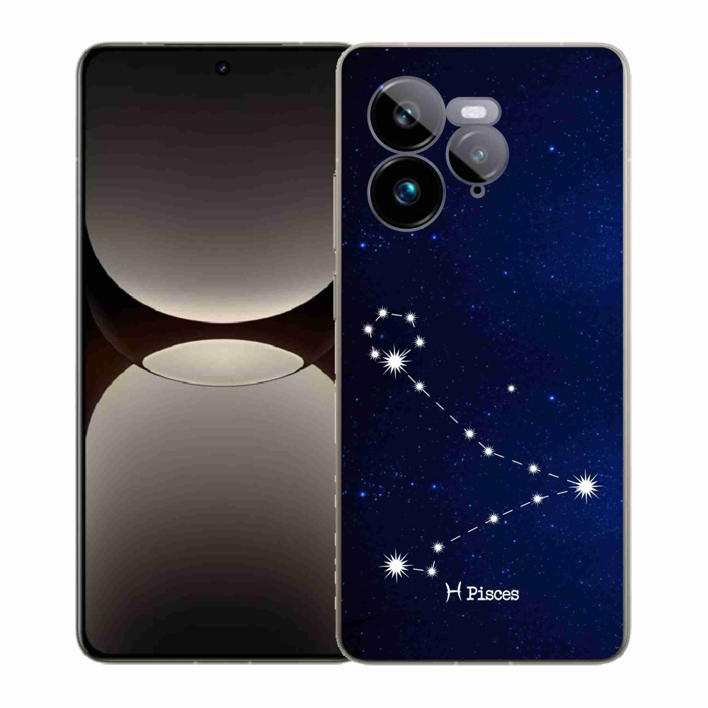 Gél borítás mmCase a Realme GT 7 Pro 5G számára - csillagkép Halak