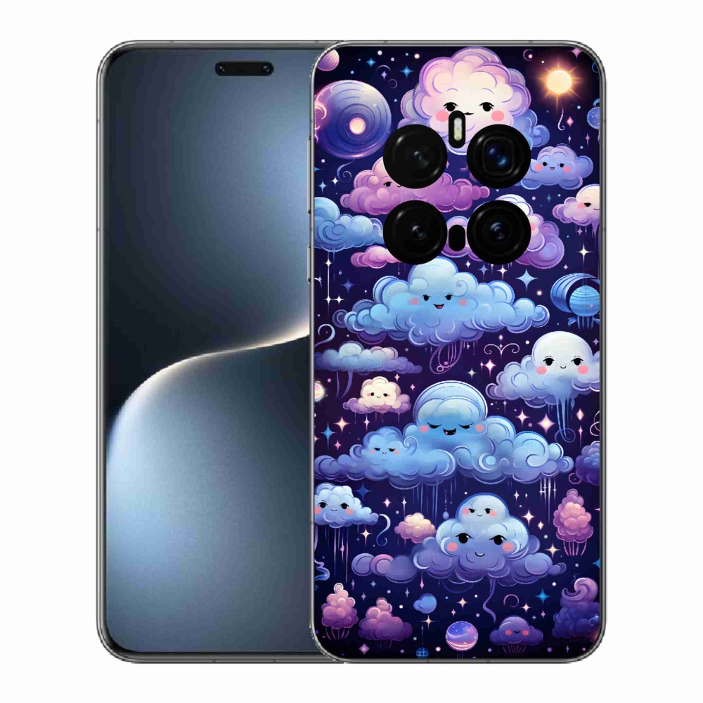 Zselés borítás mmCase a Honor Magic 7 Pro 5G számára - felhők