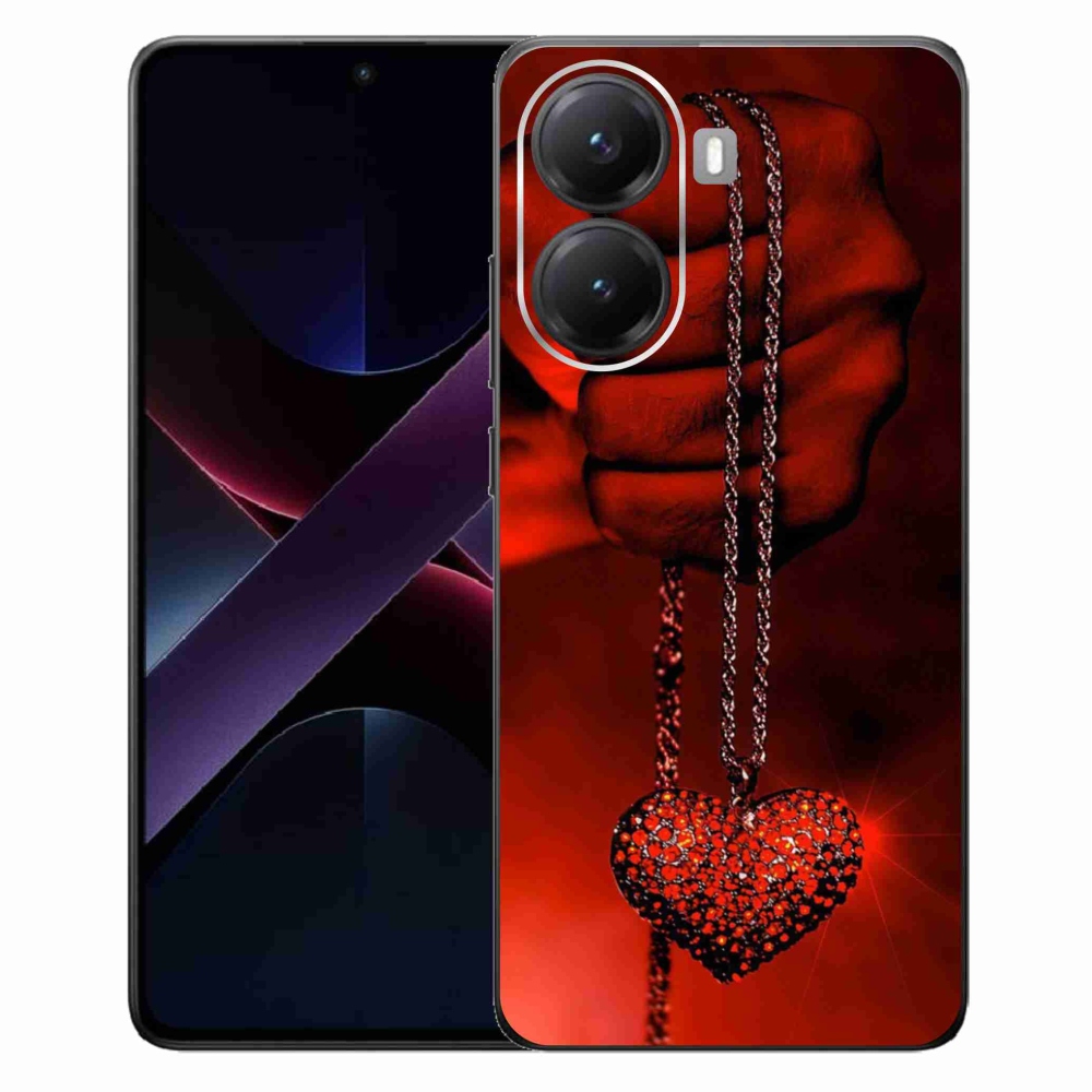 Gél borítás mmCase a Xiaomi Poco X7 Pro 5G számára - nyaklánc