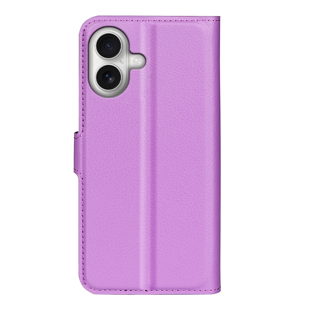 Litchi könyvtáska iPhone 17 készülékhez - lila