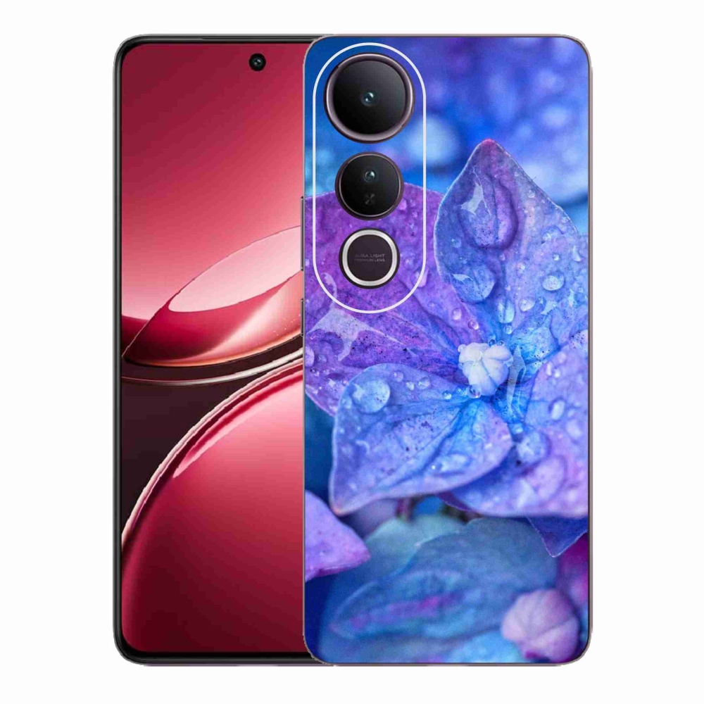 Gél borítás mmCase a Vivo V50 Lite 4G/5G készülékhez - lila virág