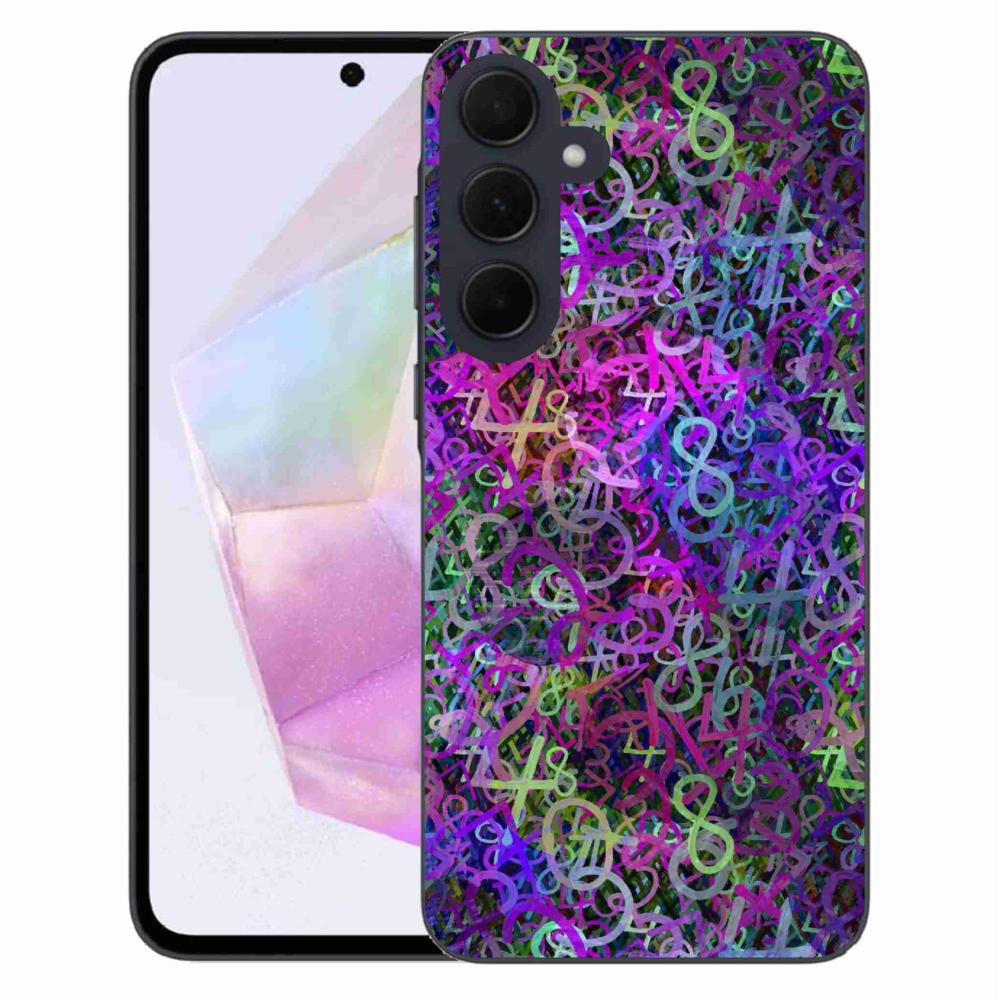 Gél borítás mmCase Samsung Galaxy A35 5G - absztrakt motívum 25