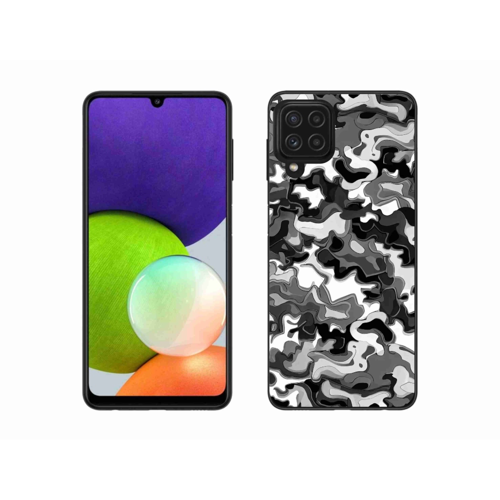 Zselés borítás mmCase Samsung Galaxy A22 4G - terepszínű minta 3