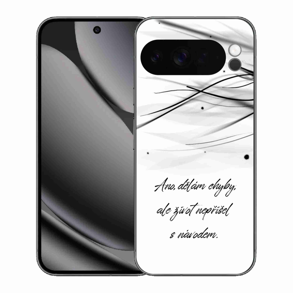 Gél borítás mmCase a Google Pixel 10 Pro XL számára - idézem fehér háttér