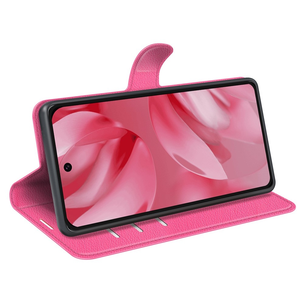 Litchi könyv tok Google Pixel 10 - rózsa