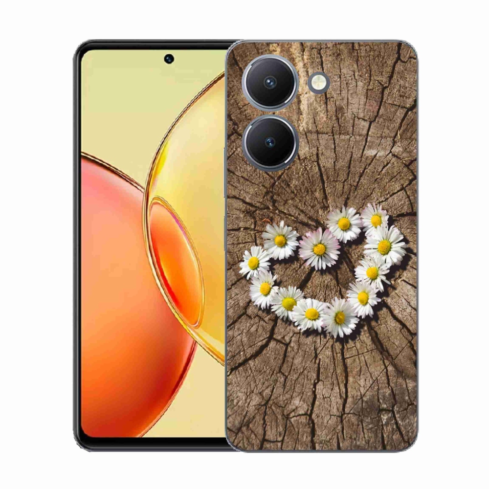 Gél borítás mmCase a Vivo Y36-hoz - Százszorszép szív