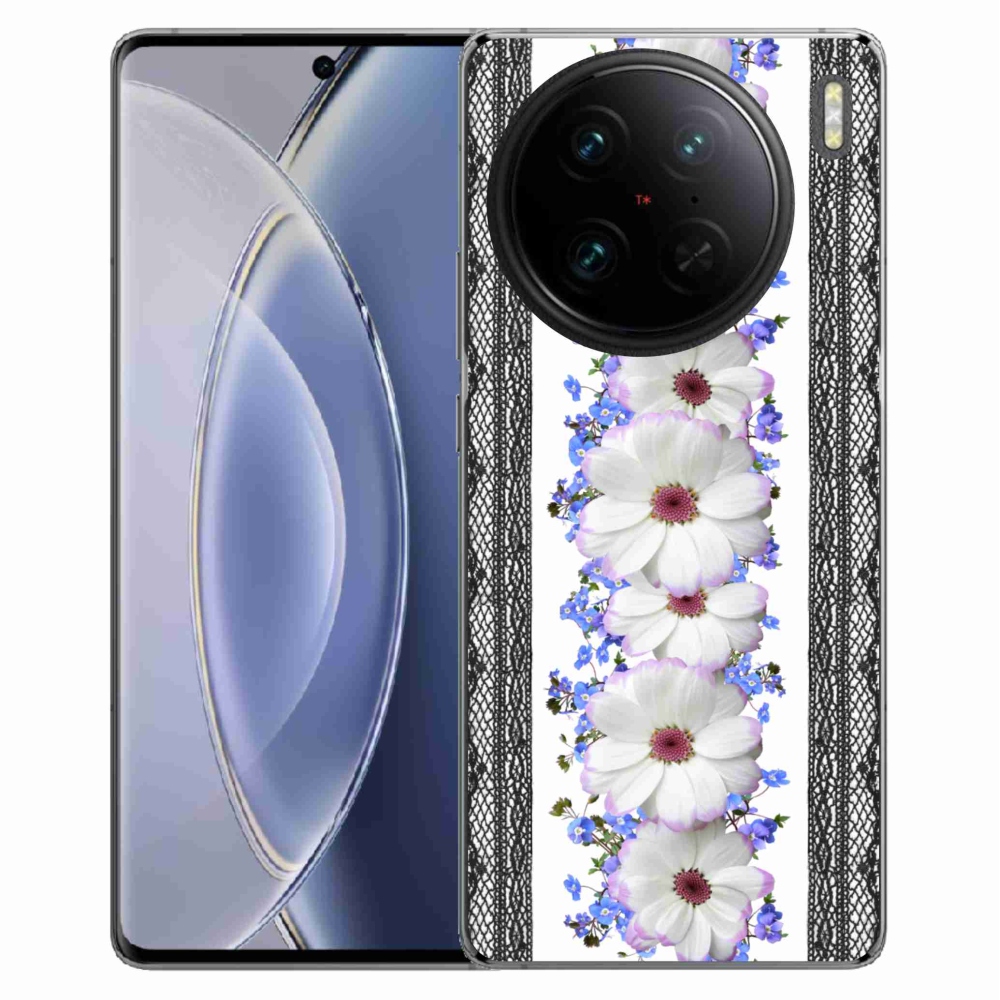 Gél borító mmCase a Vivo X90 Pro készülékhez - virágok 8