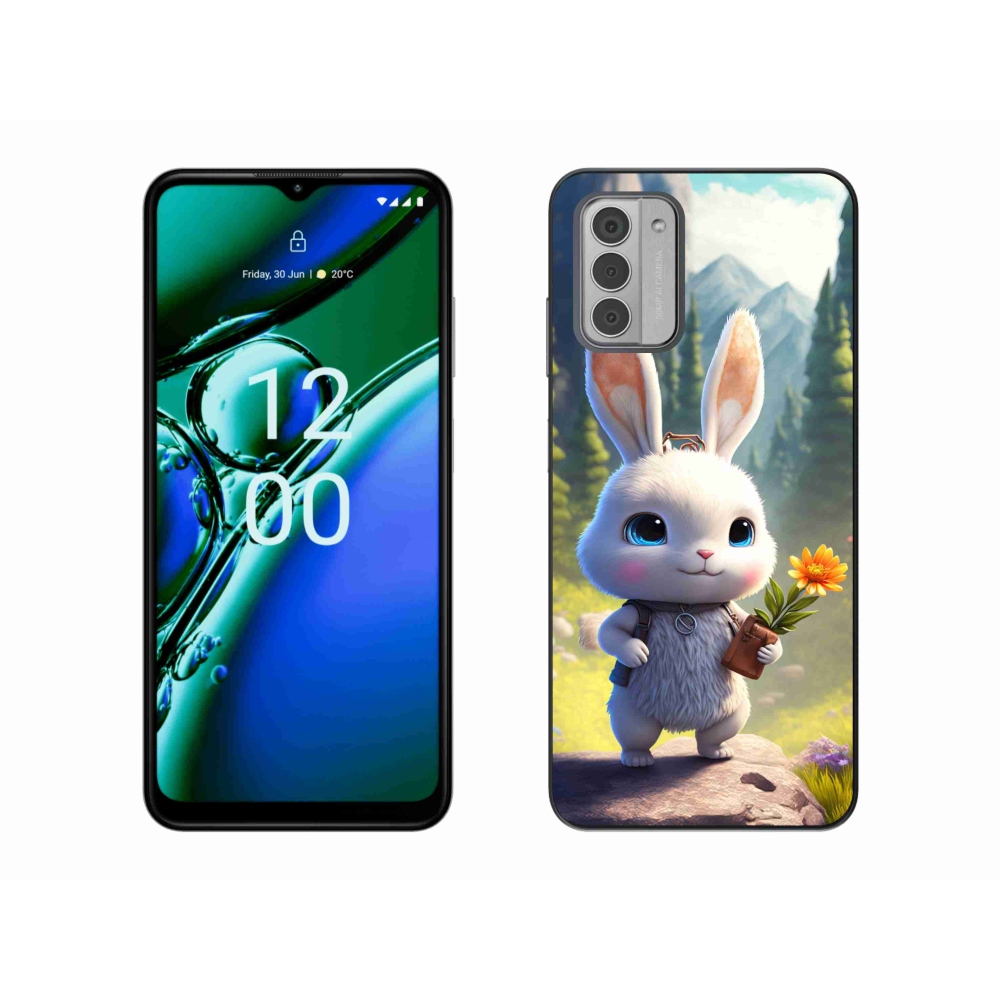 Zselés borítás mmCase a Nokia G42 készülékhez - aranyos nyuszi