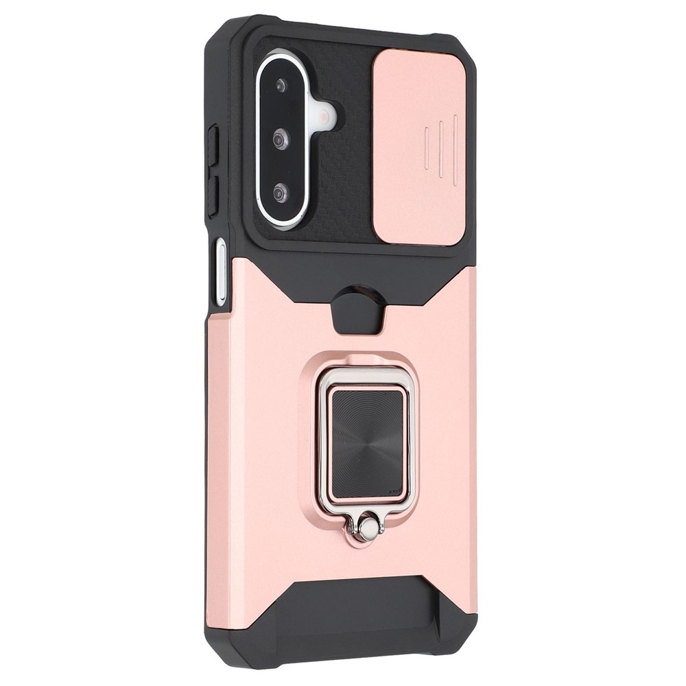 Tartós, tartós borítás Samsung Galaxy A17 4G/5G/A26 5G készülékhez - rózsaarany színben