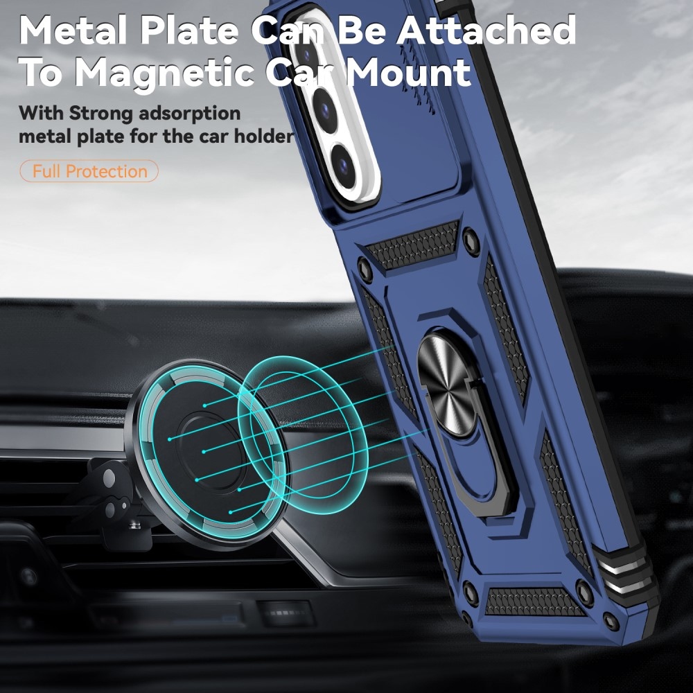 Gyűrűálló borítás Samsung Galaxy A26 5G készülékhez - kék