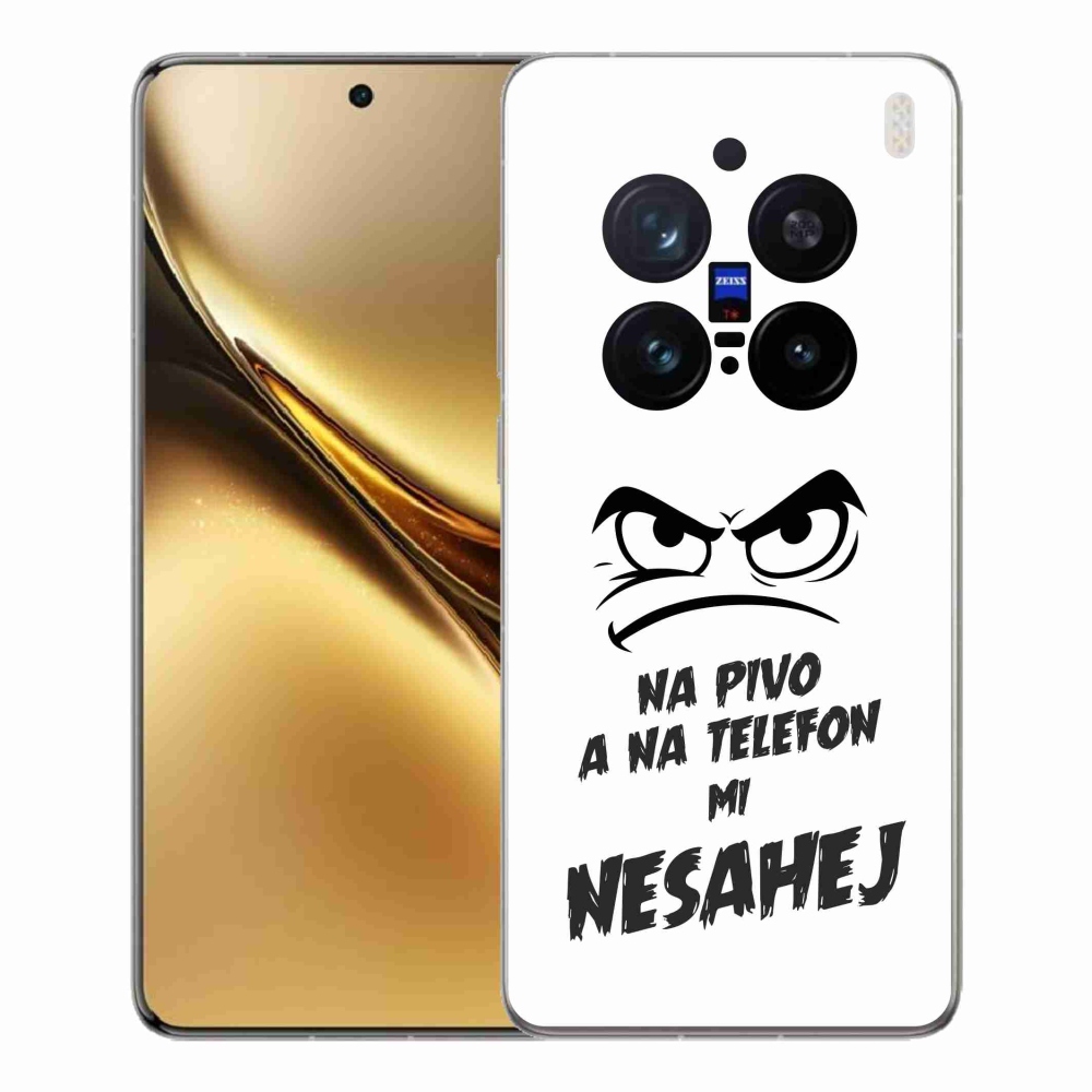 Gél borítás mmCase a Vivo X200 Pro 5G készülékhez - sör motívum 2 fehér háttér