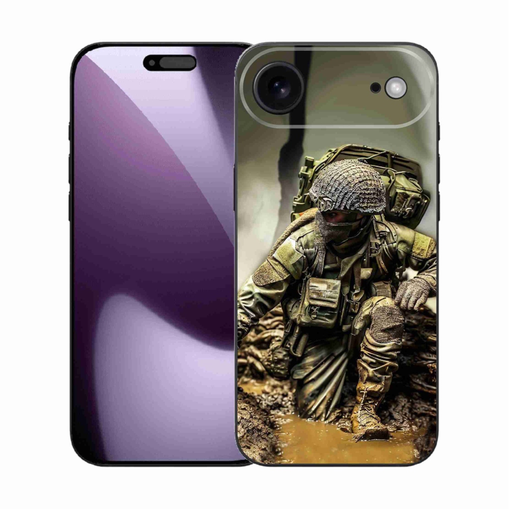 Gél borítás mmCase iPhone 17 Air készülékhez - katona