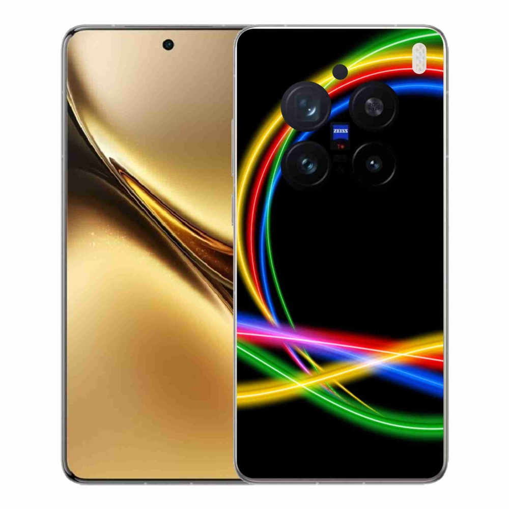 Zselés borítás mmCase a Vivo X200 Pro 5G készülékhez - neon körök