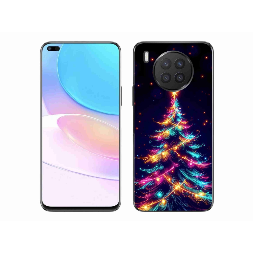 Gél borítás mmCase a Huawei Nova 8i - neon karácsonyfa
