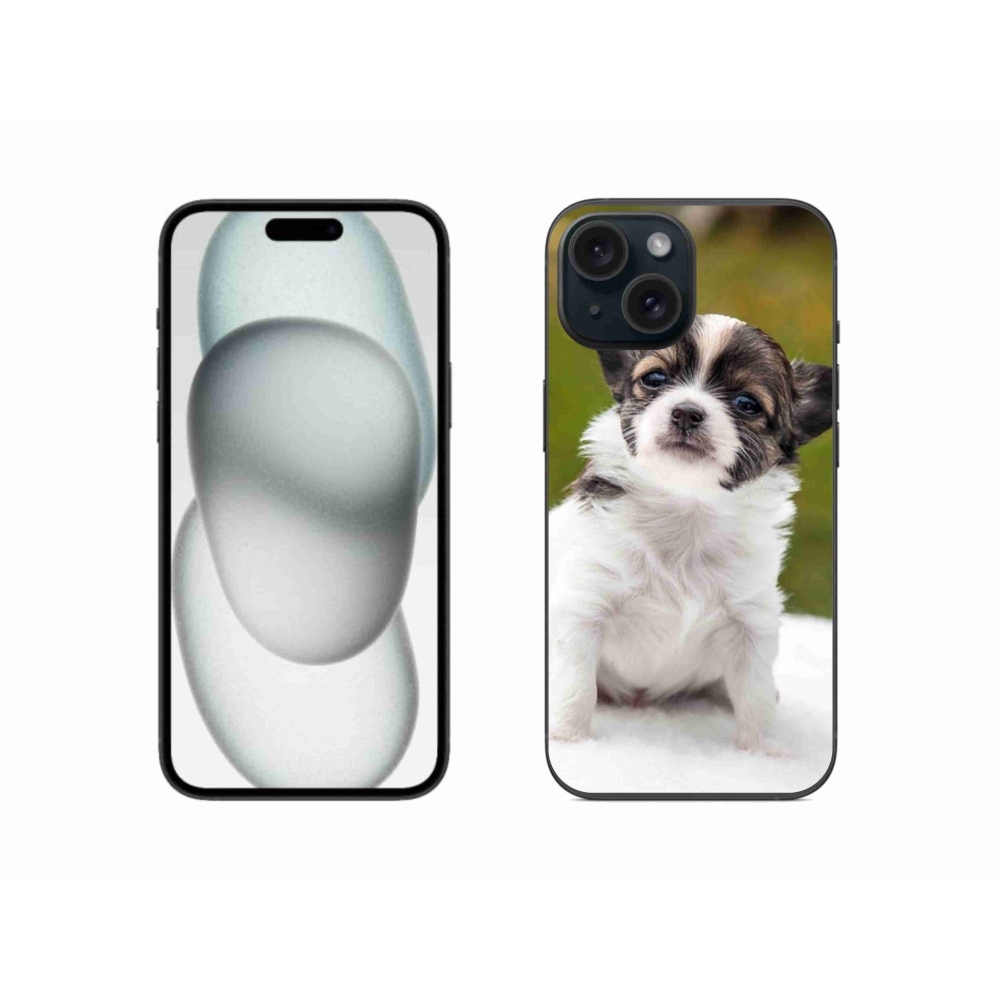 Gél tok mmCase iPhone 15 készülékhez - chihuahua 4