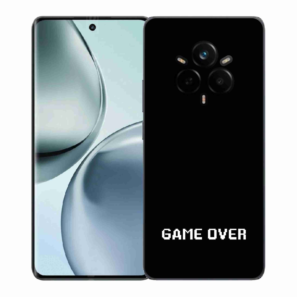 Gél borítás mmCase a Realme 14 Pro 5G számára - játék fekete háttérrel