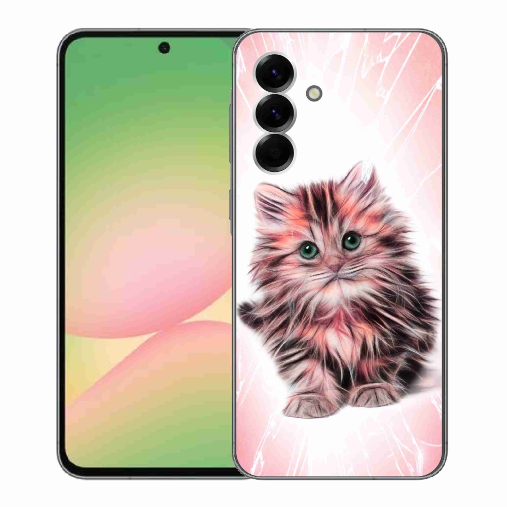 Gél borító mmCase Samsung Galaxy A56 5G - aranyos cica - Samsung Galaxy A56 5G számára