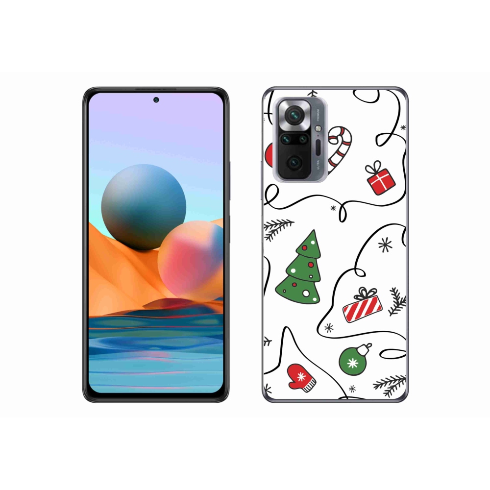 Gél borítás mmCase a Xiaomi Redmi Note 10 Pro készülékhez - karácsonyi motívumok