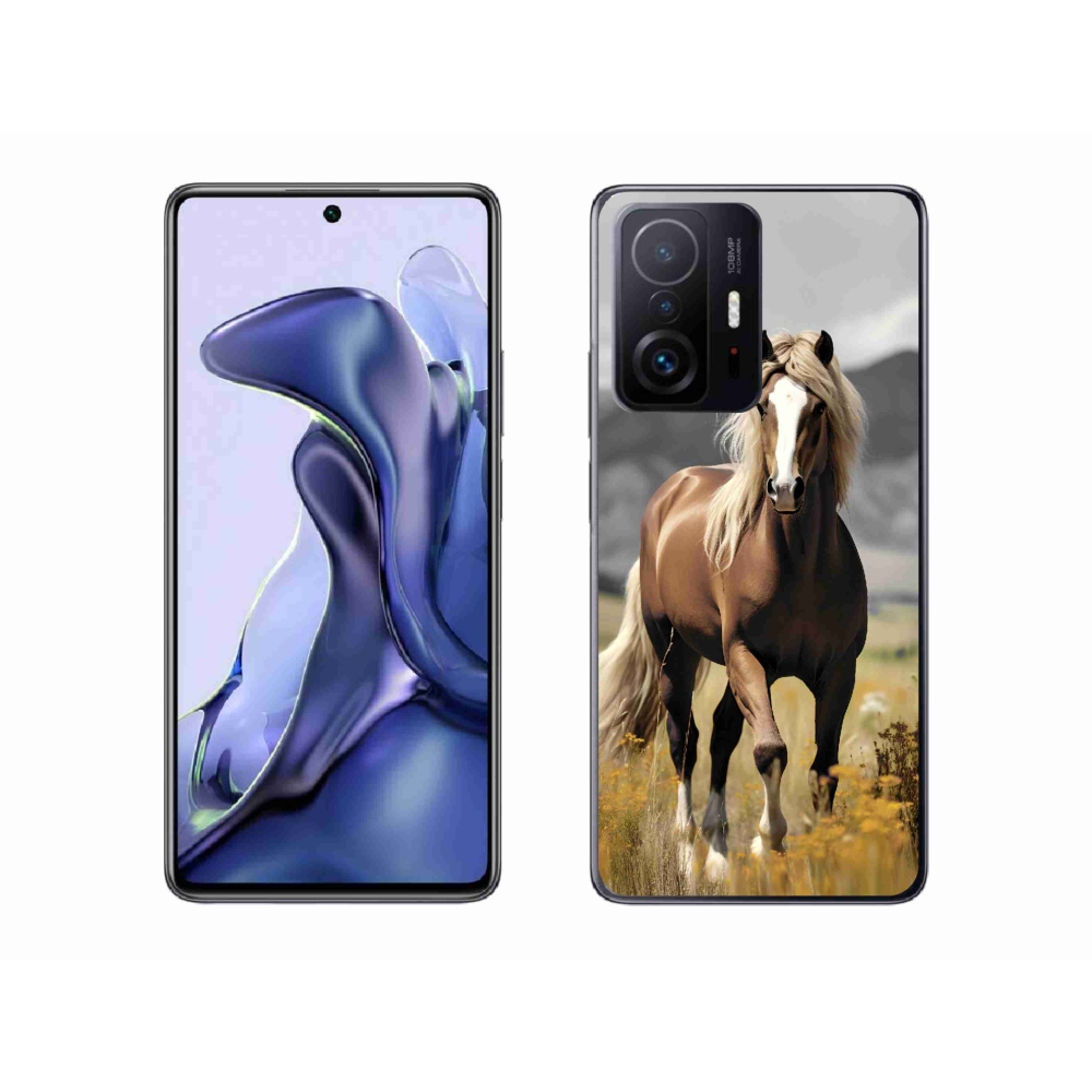 Gél borítás mmCase a Xiaomi 11T-hez - barna ló 1