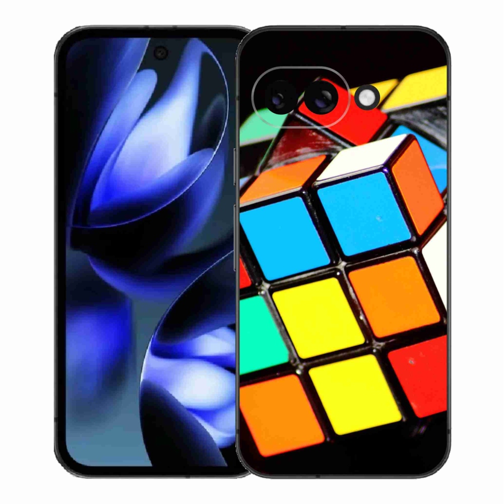 Gél borítás mmCase a Google Pixel 9a számára - Rubik-kocka