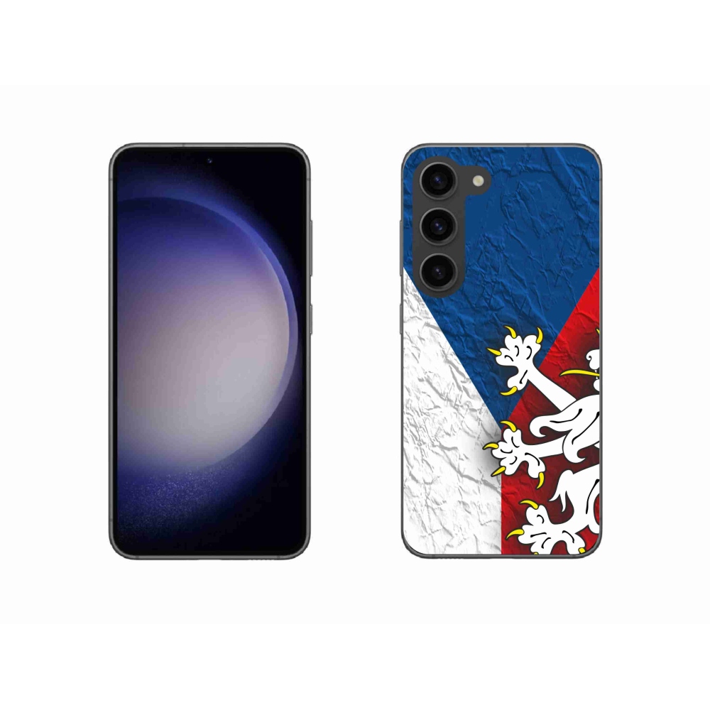 Zselés borítás mmCase Samsung Galaxy S23 5G - cseh zászló 1
