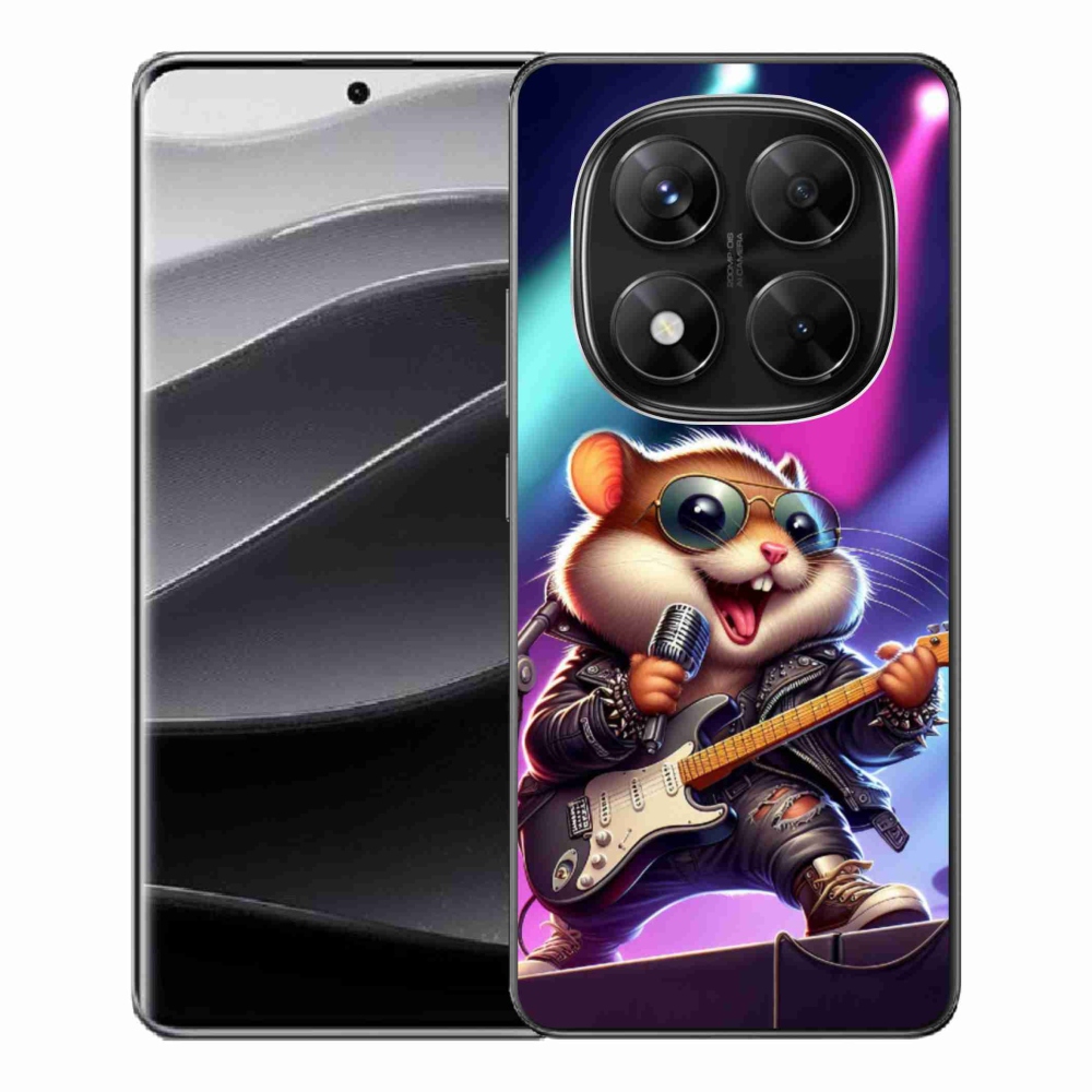 Gél borítás mmCase a Xiaomi Redmi Note 14 Pro 5G/Poco X7 5G számára - hörcsög rocker