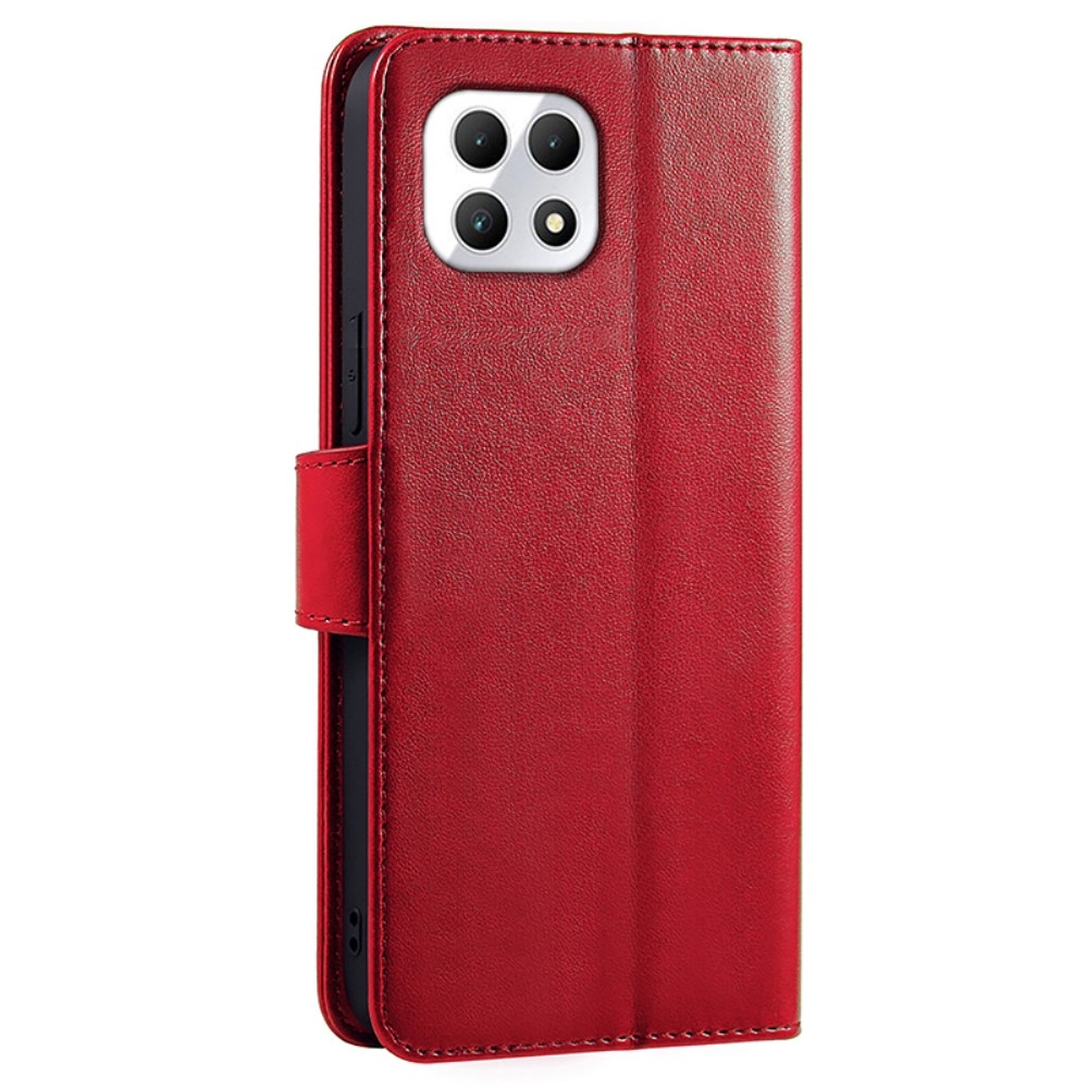 Erős könyves tok a T-Mobile T Phone 2 készülékhez - piros színű