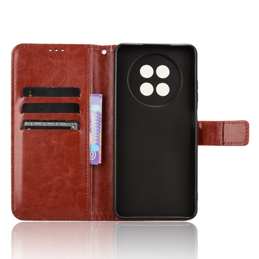 Őrült könyvtáska a Realme 12 5G/12x 5G készülékhez - barna színben