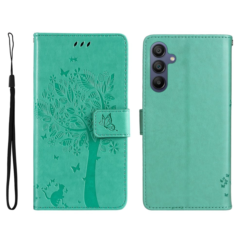 Fák könyve tok Samsung Galaxy A16 4G/5G/A26 5G - teal - teal