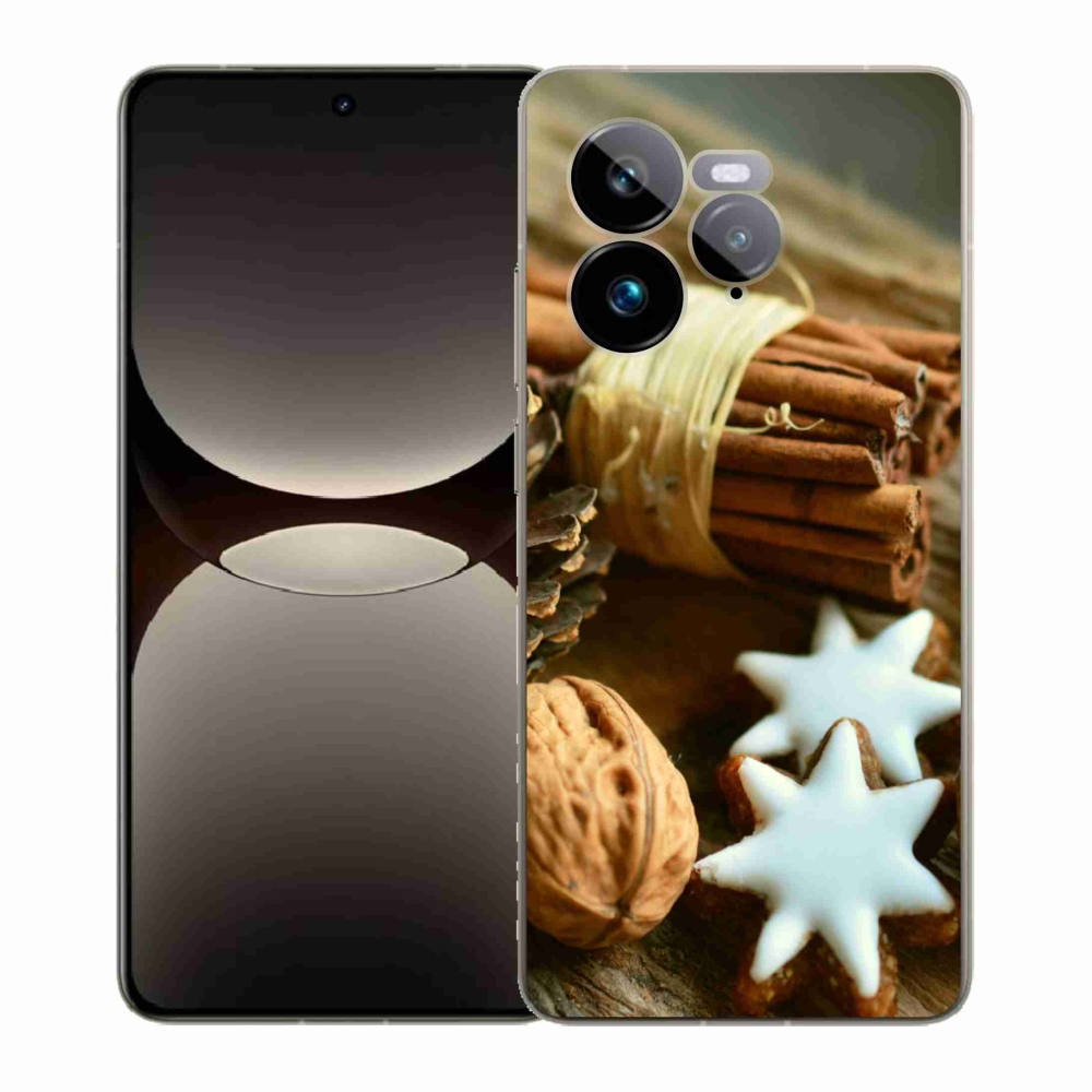 Gél borítás mmCase a Realme GT 7 Pro 5G számára - fahéj és mézeskalács