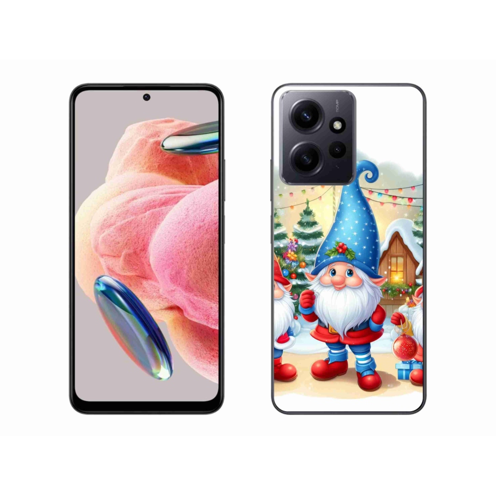 Gél borítás mmCase a Xiaomi Redmi Note 12 4G - karácsonyi manókhoz