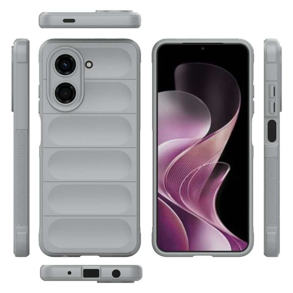 Rugg tartós zselés tok Xiaomi Redmi A5 (171.7x77.8x8.3mm) - világosszürke