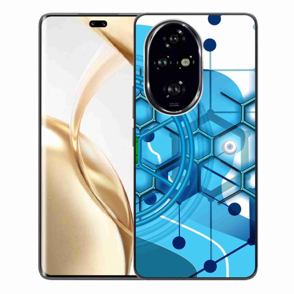 Zselés borítás mmCase a Honor 200 Pro 5G számára - absztrakt minta 2