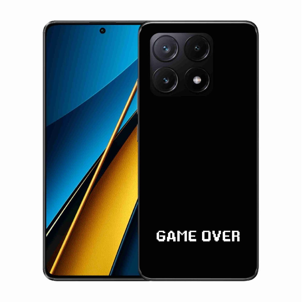 Gél borítás mmCase a Xiaomi Poco X6 Pro 5G számára - játék fekete háttérrel