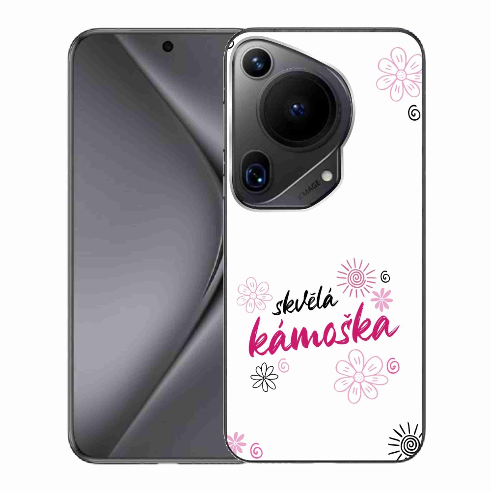 Gél borító mmCase a Huawei Pura 70 Ultra - nagyszerű haver fehér háttérrel