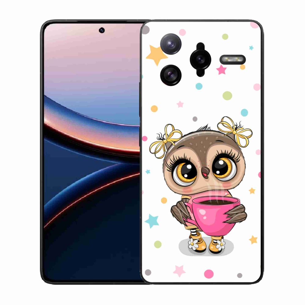 Gél borítás mmCase a Xiaomi Poco F7 Ultra számára - rajzfilm bagoly