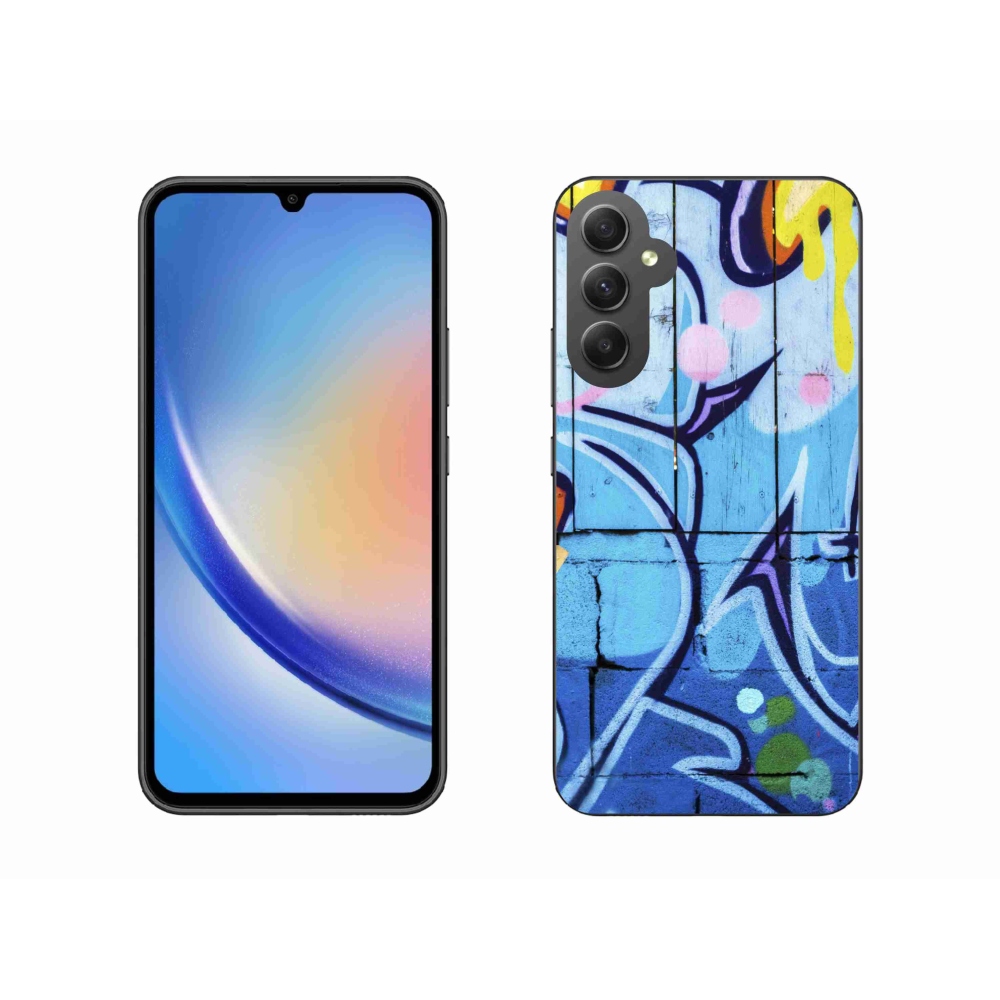 Zselés borítás mmCase Samsung Galaxy A34 5G - graffiti