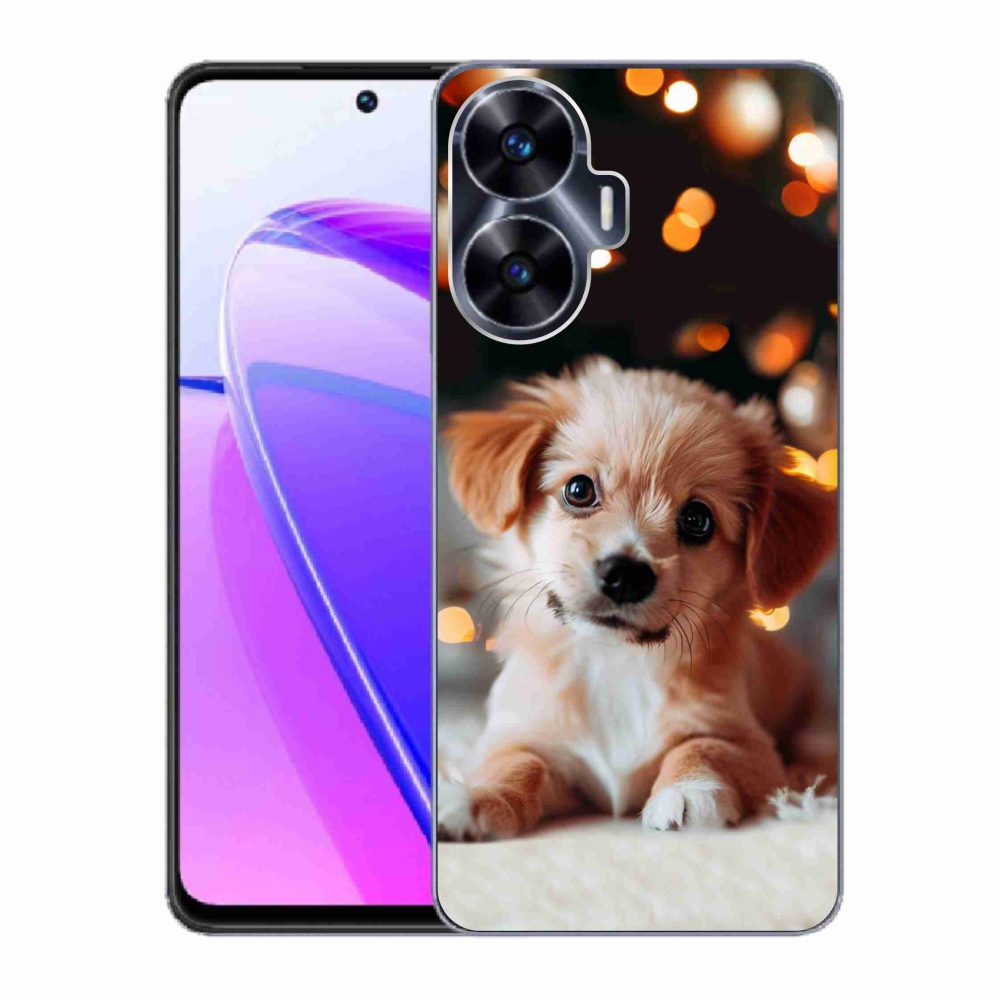 Gél borítás mmCase a Realme C55 készülékhez - kölyökkutyakék