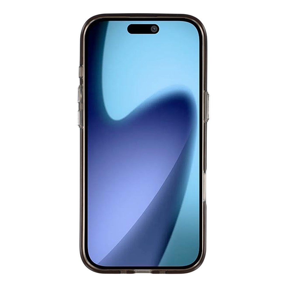 Gél tok fix hátlappal iPhone 17 Air készülékhez - fekete