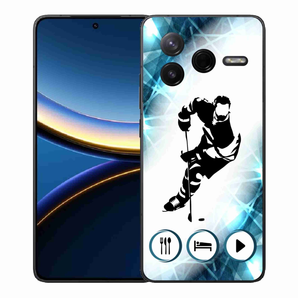 Gél borítás mmCase a Xiaomi Poco F7 Pro számára - jégkorong 1