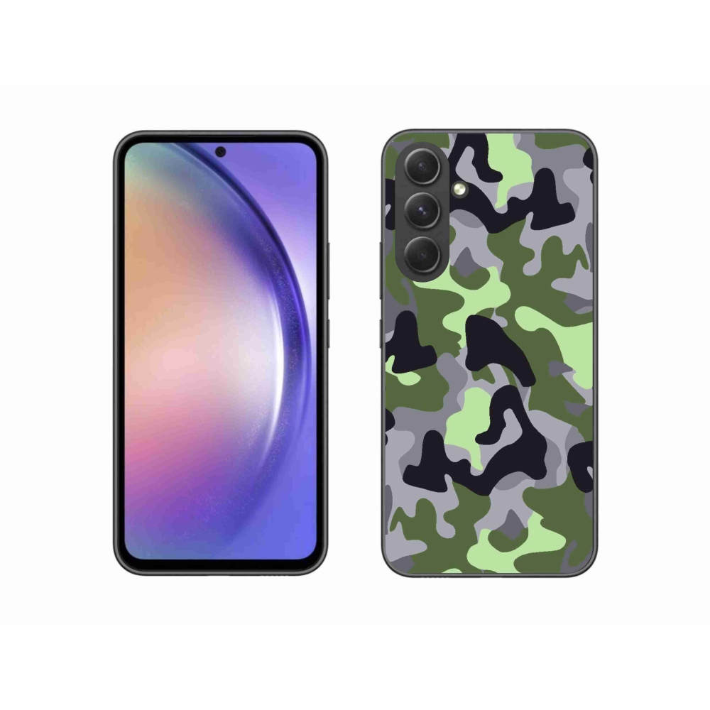 Gél védőhuzat mmCase Samsung Galaxy A54 5G - terepszínű minta 7