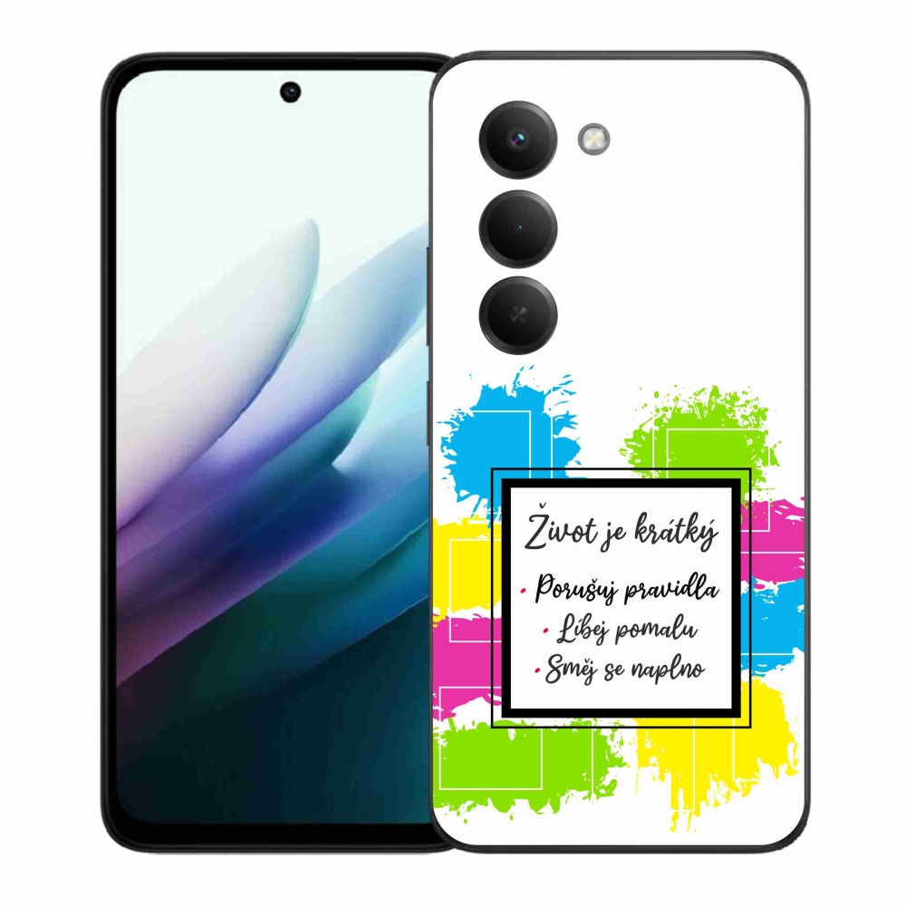 Gél borítás mmCase a Xiaomi Redmi 15 4G/5G (171mm) - idézem 5 fehér háttérrel