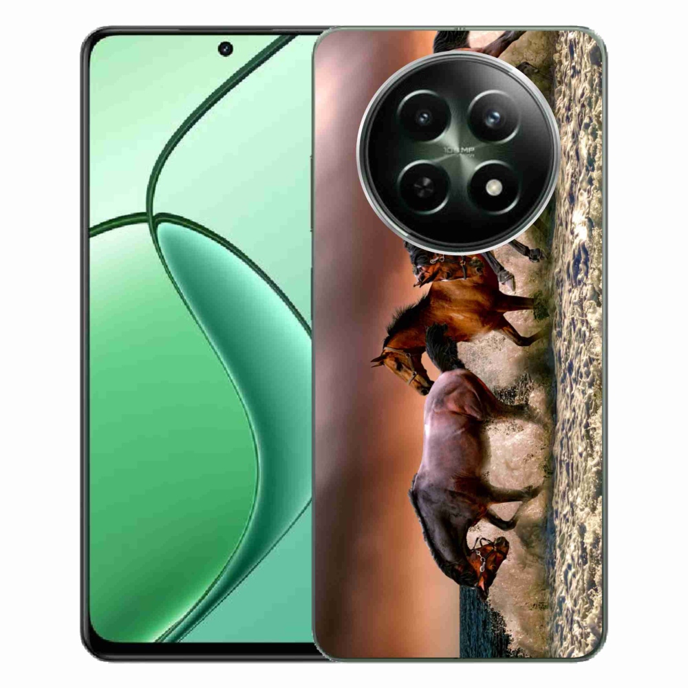 Gélhüvely mmCase a Realme 12 5G/12x 5G számára - lovak 1