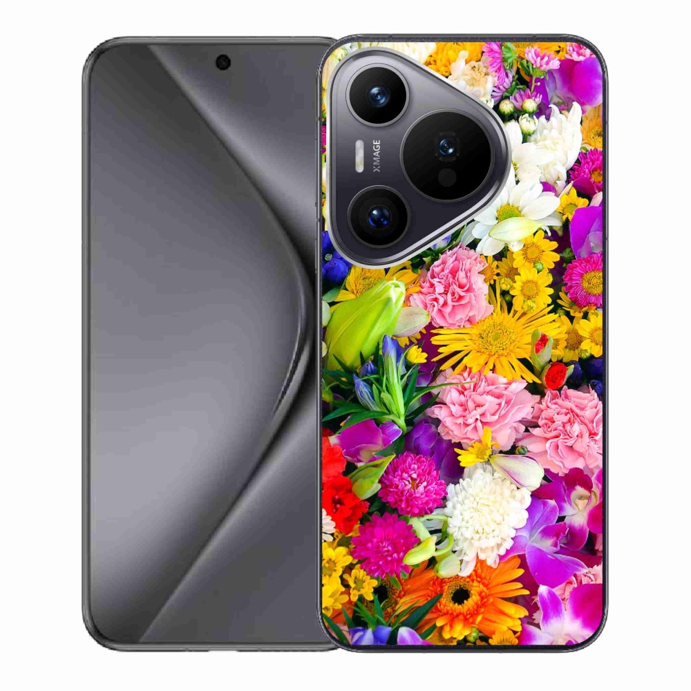 Zselés borító mmCase a Huawei Pura 70-hez - virág 12