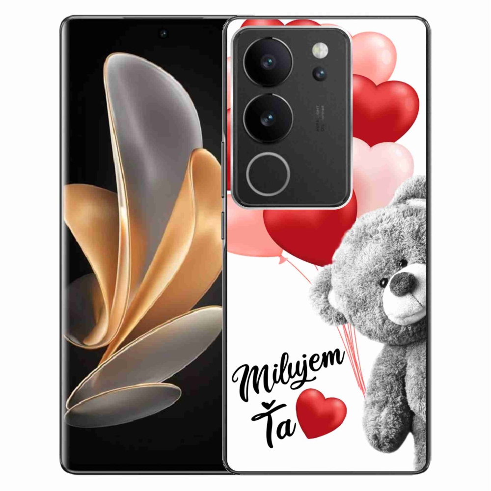 Gél tok mmCase a Vivo V29 5G-hez - I love you en