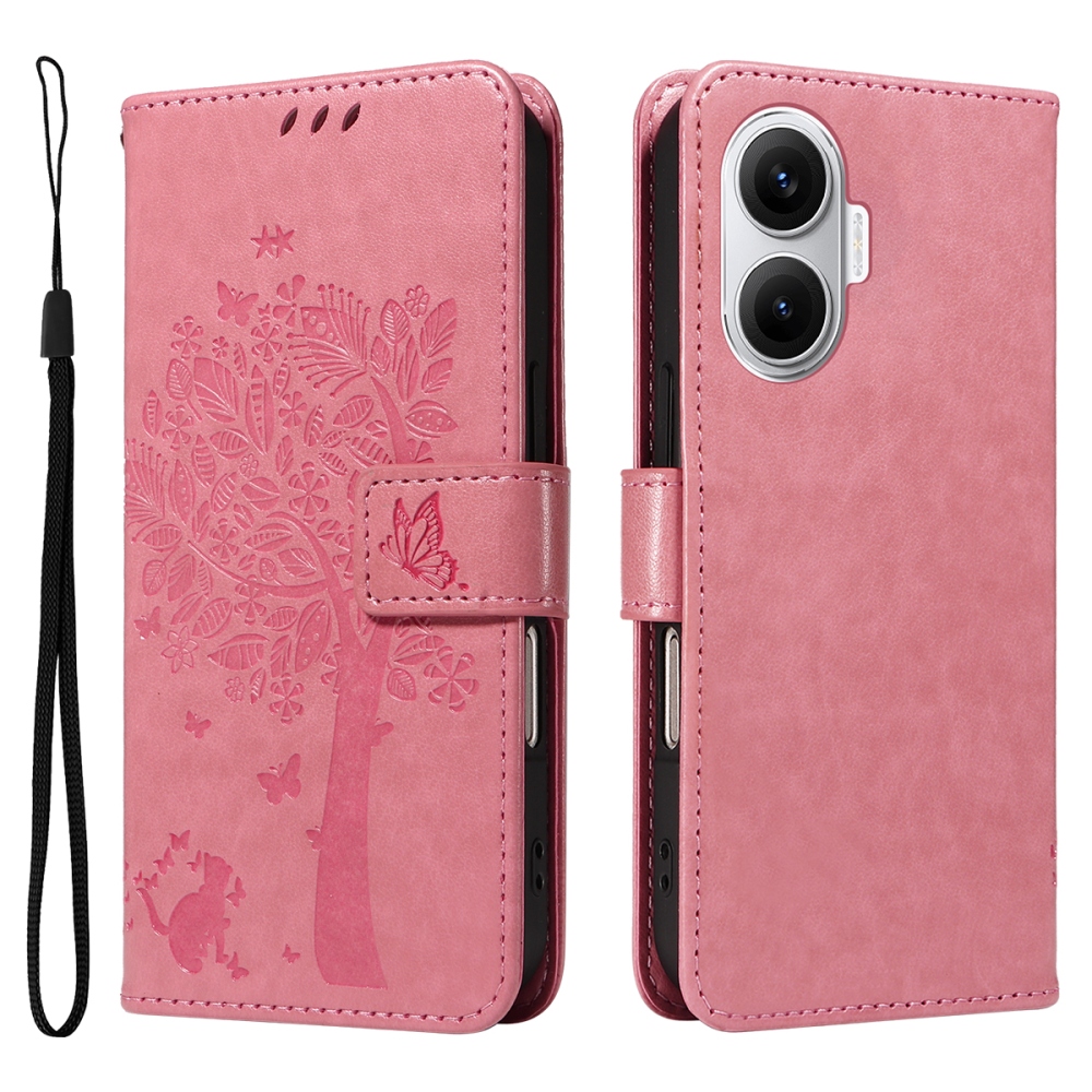 Fák könyve tok Xiaomi Poco F7 5G - rózsaszínű