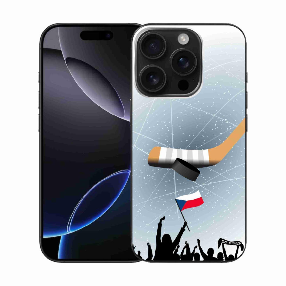 Zselés borítás mmCase iPhone 16 Pro készülékhez - hokiszurkolóknak